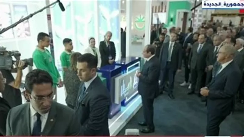 الرئيس السيسى بالمعرض الدولى للصناعة: الذكاء الاصطناعى هو المستقبل