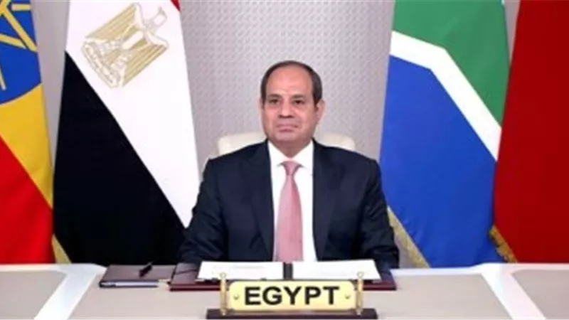الرئيس السيسى: مصر فتحت معبر رفح منذ اللحظة الأولى لإدخال المساعدات لغزة