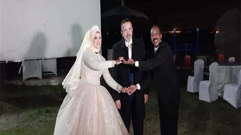 بحضور رئيس امارات مصر وقيادات البترول..عادل سليمان يحتفل بزفافه على كورنيش حلوان