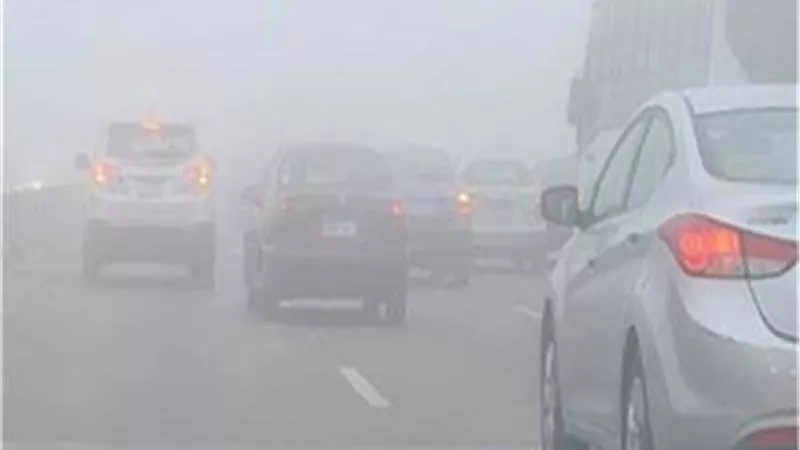 شبورة على الطرق وأمطار بالسواحل الغربية والصغرى بالقاهرة 11 درجة