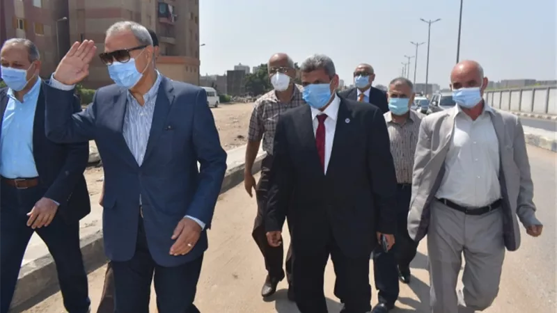 رئيس القاهرة للتكرير ومخافظي القاهرة والقليوبية يتفقدوا مشروع ترعة التوفيقية