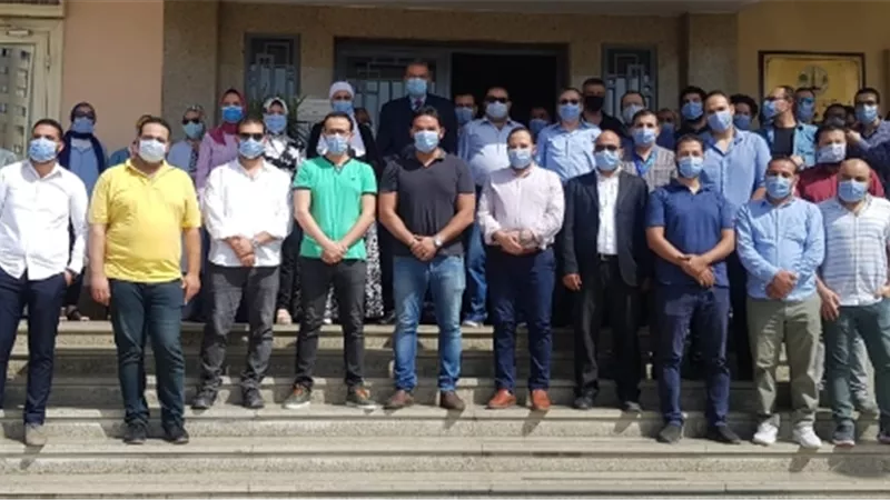 صور.. العاملون بـ«بتروسيلة» يحتفلون بإنتصارات أكتوبر