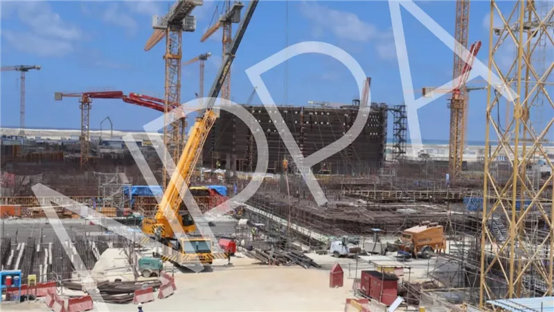 بالصور..الإنتهاء من تنفيذ وعاء الإحتواء الداخلي لمبنى المفاعل بالوحدة النووية الأولى