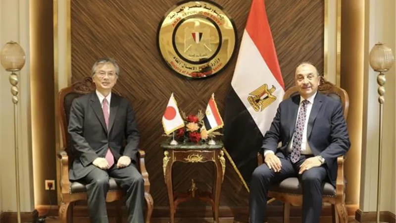  وزير قطاع الأعمال العام يستقبل سفير اليابان بالقاهرة لبحث تعزيز التعاون الاقتصادي