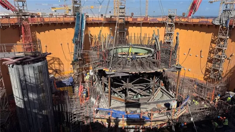 إنجاز هندسي جديد في مشروع محطة الضبعة النووية