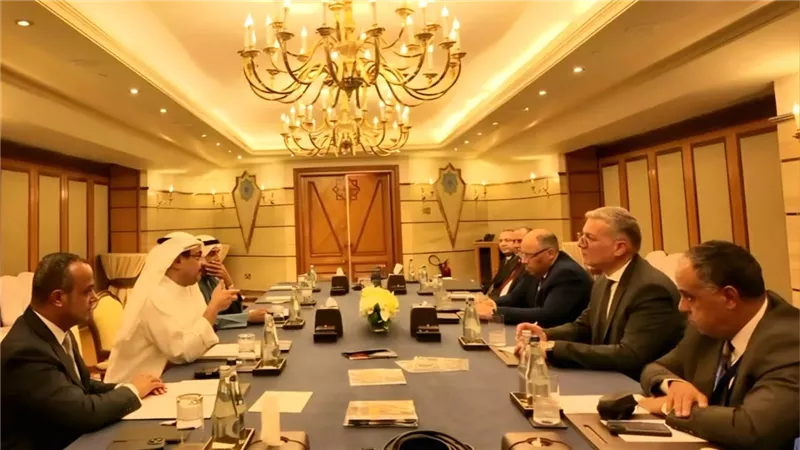 وزير البترول يبحث مع لؤي الخرافي فرص توسع استثمارات القابضة المصرية الكويتية في السوق المصري