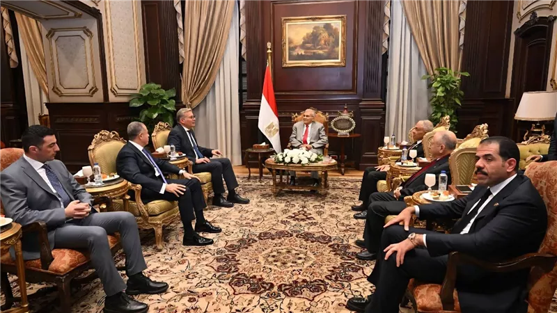رئيس مجلس الشيوخ يستقبل وزير البترول
