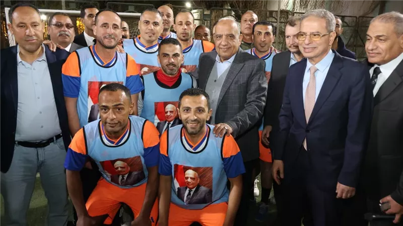 وزير الكهرباء يكرم فرق رفع الأثقال ويفتتح الدورة الرمضانية لكرة القدم