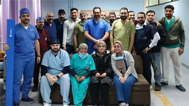 نجاح طبي جديد بمستشفى ألماظة: إنقاذ مريض من انشطار الشريان الأورطي دون تدخل جراح