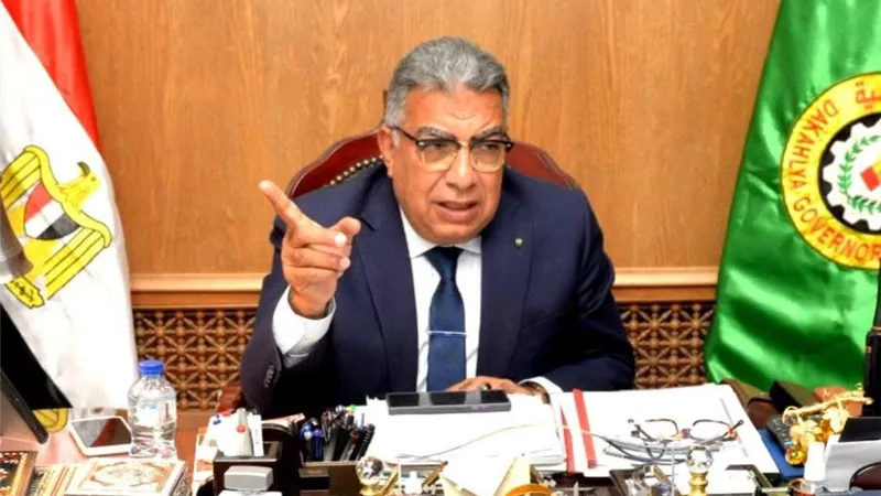 محافظ الدقهلية يستقبل مدير منطقة الدقهلية لشركة غاز مصر